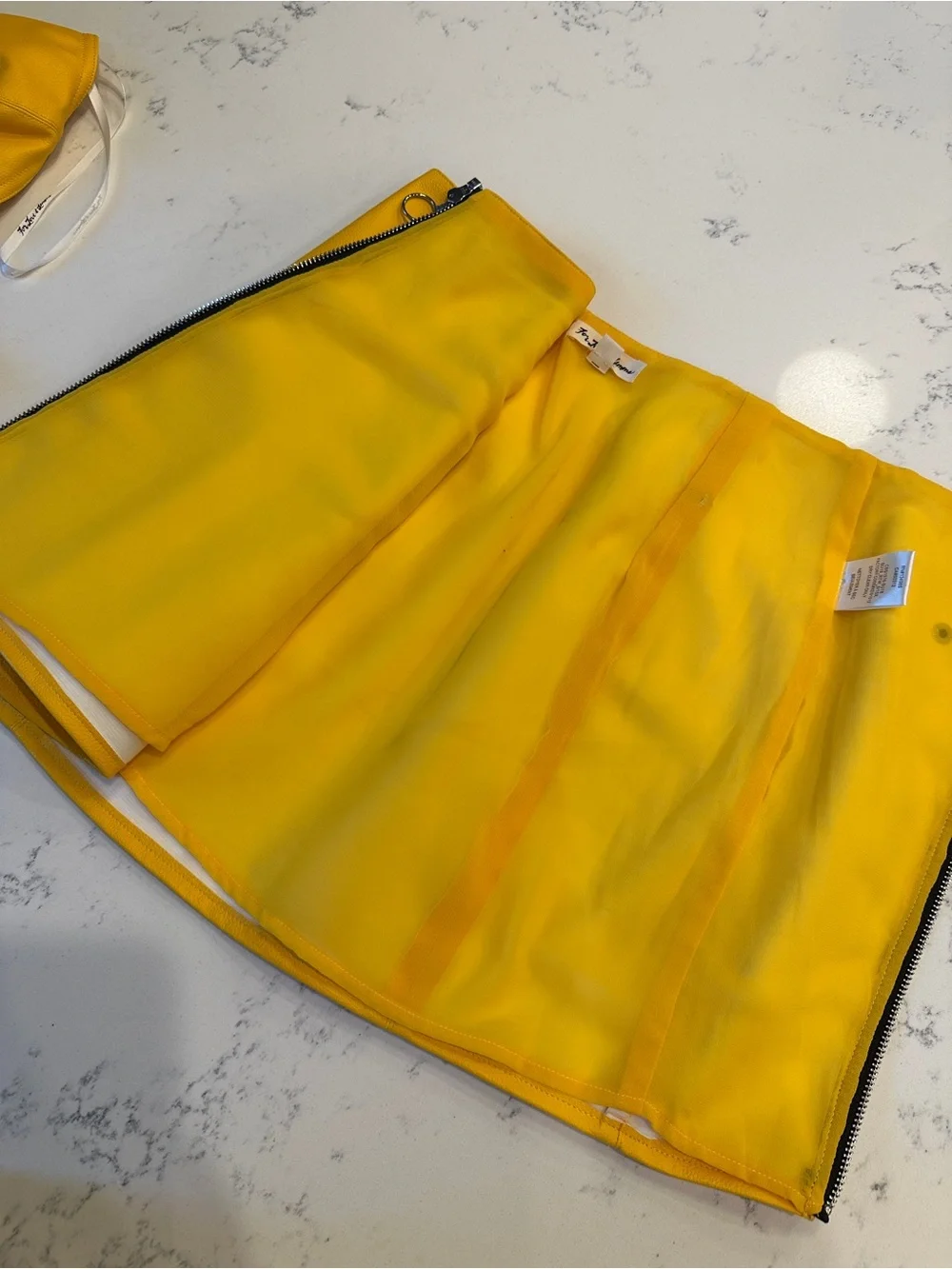 For Love and Lemons Yellow Jaw Breaker Skirt and Matching Top size XS - Picture 9 of 9